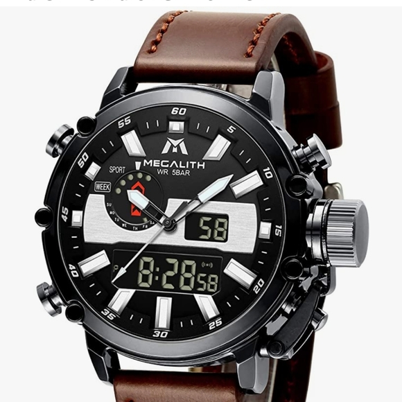 Megalith Accessories Nwt Megalith Military Mens Waterproof Watch